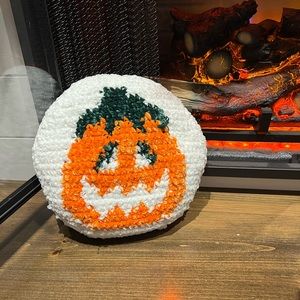 Pumpkin cookie pillow